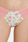 Zivame Retro Vibes Low Rise Full Coverage Bikini Panty - Flamingo Pink — thumbnail 7